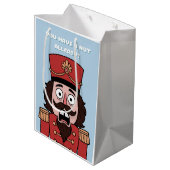 You Have a nut Allergy? Christmas Mittlere Geschenktüte (Rückseite Schrägansicht)