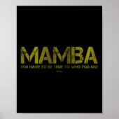 You Have To Be True To Who You Are Basketball Moti Poster (Vorne)