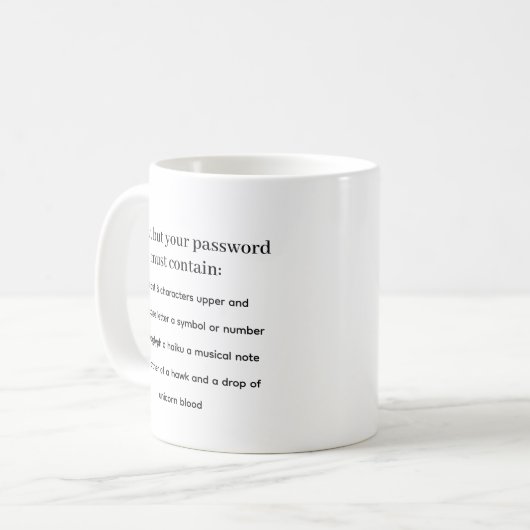 You have to remember the funny password  kaffeetasse (Vorderseite Links)