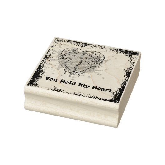 You Hold My Heart Gummistempel (Stempel)