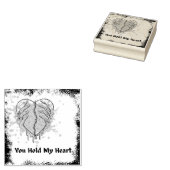 You Hold My Heart Gummistempel (Stempel)
