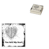 You Hold My Heart Gummistempel (Stempel)