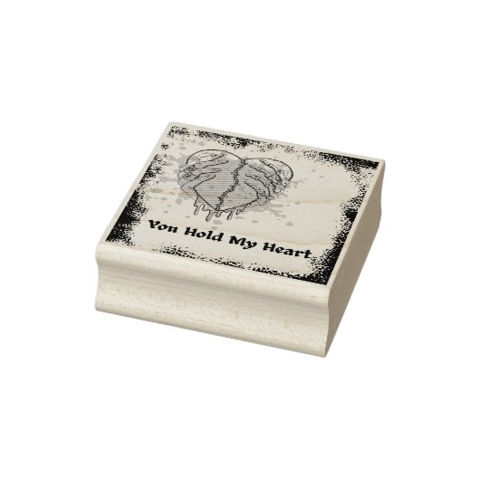 You Hold My Heart Gummistempel (Stempel)