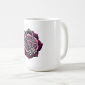 You Hold the Key to My Heart Rose Lock T-Shirt Kaffeetasse (VorderseiteRechts)