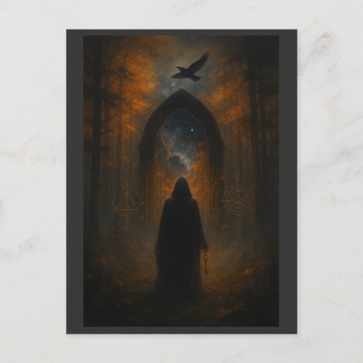 You Hold the Key to Your Desired Reality  Postkarte (Vorderseite)