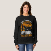 You Inspire My Inner Serial Killer  Halloween Cat Sweatshirt (Vorne ganz)
