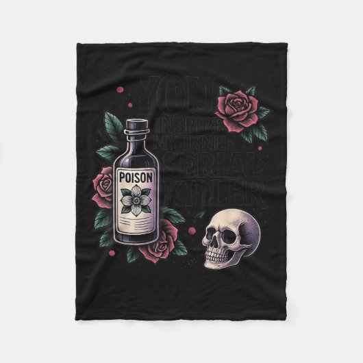 You Insre My Inner Serial Killer - Soky Season Fleecedecke (Vorderseite)