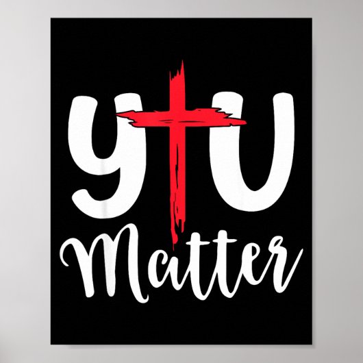 You Jesus Christian Religious Faith Poster (Vorne)