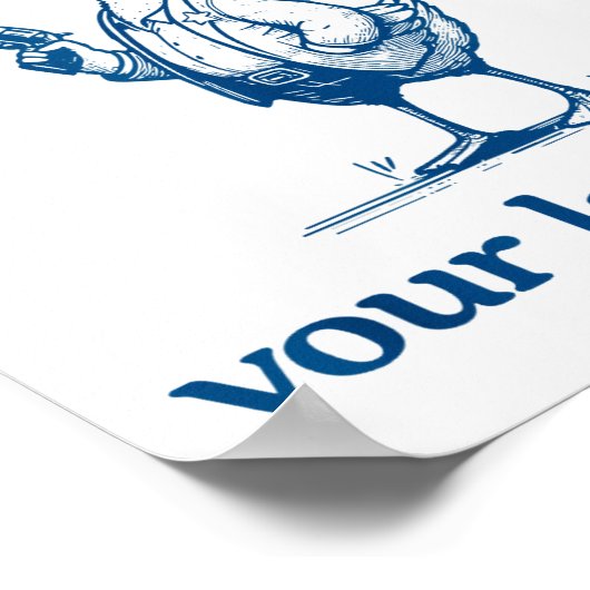 You Just Yee'd Your Last Haw Funny Silly Goose Cow Poster (Ecke)