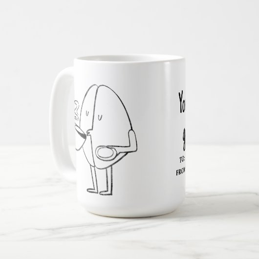 You keep me grounded kaffeetasse (Vorderseite Links)