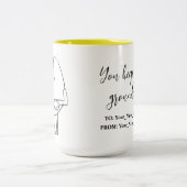 You keep me grounded zweifarbige tasse (Mittel)