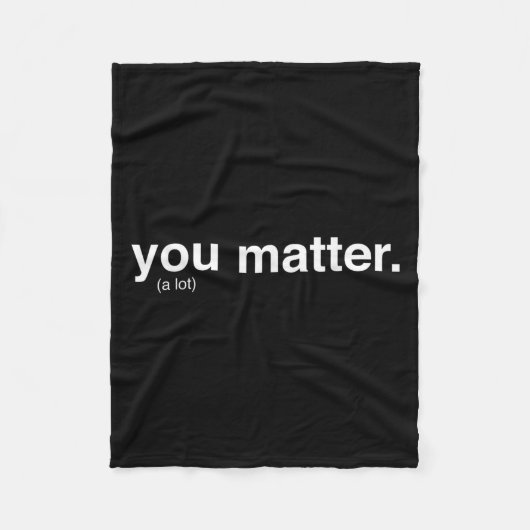 You Kindness A Lot Fleecedecke (Vorderseite)