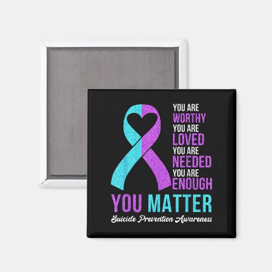 You Kindness Be Kind Suicide Prevention Awareness Magnet (Vorderseite/Rückseite)