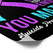 You Kindness Be Kind Suicide Prevention Awareness  Poster (Ecke)