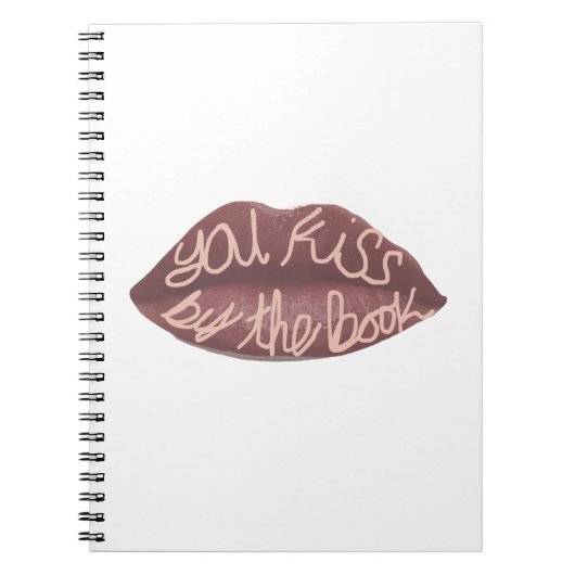 "You Kiss by Book" R+J Zitat Notizblock (Vorderseite)