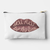 "You Kiss by Book" R+J Zitat Zubehörtasche (Rückseite)