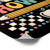 You Know It Now Show It Motivational Test Day Shir Poster (Ecke)