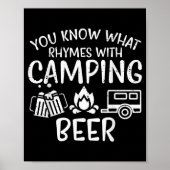 You Know What Rhymes With Camng Funny Camper Dad M Poster (Vorne)
