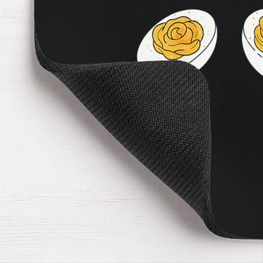 You Know Why I'm Here Funny Deviled Egg Thanksgivi Mousepad (Ecke)