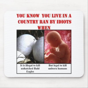 YOU KNOW YOU LIVE IN A COUNTRY RAN BY IDIOTS WHEN MOUSEPAD