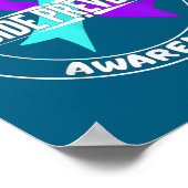 You Life S Suicide Prevention Awareness Teal Purpl Poster (Ecke)