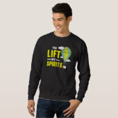 You Lift My Spirits Hot Air Balloon  Balloon Ride Sweatshirt (Vorne ganz)