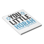 You Litah Horah Hanukkah Funny Jewish Sprichwort G Notizblock (angewinkelt)