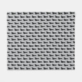 You Look Familiar Witches Black Cat Fleecedecke (Vorderseite (Horizontal))