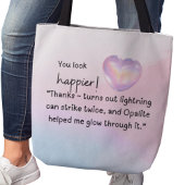 You look happier! Opalite helped me glow Tasche