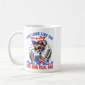 You Look Like The 4th Of July Makes Me Want Hotdog Kaffeetasse (Links)