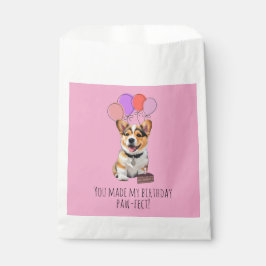 'You Made My Birthday Paw-fect' Playful Fun Geschenktütchen