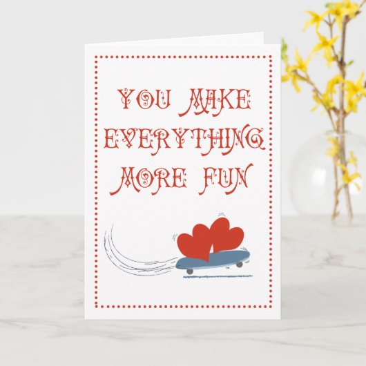 You Make Everything More Fun Karte (Gelbe Blume)