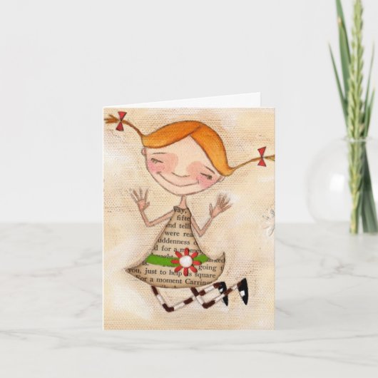 You Make Me Happy - NOte CArd Karte (Vorderseite)