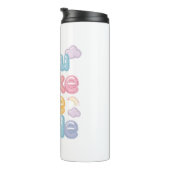 "You Make Me Smile" with Sun and Clouds Thermosbecher (Nach rechts gedreht)