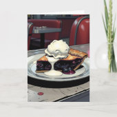 You Make Me so Happy | Blueberry Pie Pun Karte (Vorderseite)