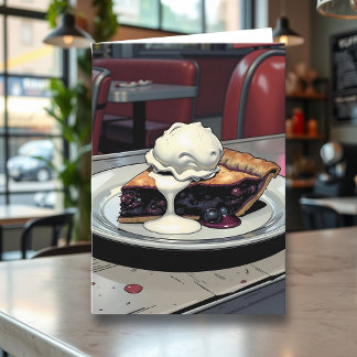 You Make Me so Happy | Blueberry Pie Pun Karte