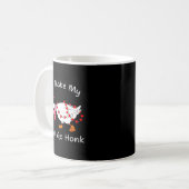 You Make My Heart Go Honk Coquette Valentine Goose Kaffeetasse (Vorderseite Links)