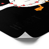 You Make My Heart Go Honk Funny Goose Valentine  Poster (Ecke)