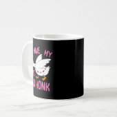 You Make My Heart Go Honk Funny Goose Valentine Sa Kaffeetasse (Vorderseite Links)