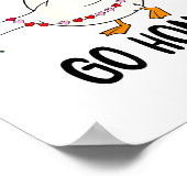 You Make My Heart Go Honk Funny Goose Valentine Sa Poster (Ecke)