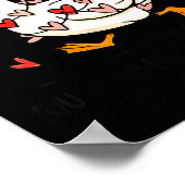 You Make My Heart Go Honk Funny Goose Valentine Sa Poster (Ecke)