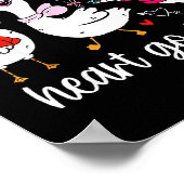 You Make My Heart Go Honk Funny Silly Valentine Go Poster (Ecke)