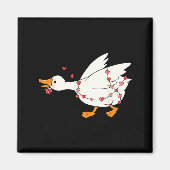You Make My Heart Go Honk Goose Valentine  Magnet (Vorne)