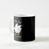 You Make My Heart Go Honk Goose Valentine's Day  Kaffeetasse (Vorderseite Links)
