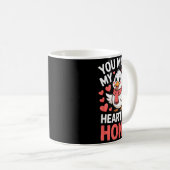 You Make My Heart Go Honk Valentine Goose Funny  Kaffeetasse (VorderseiteRechts)
