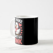 You Make My Heart Go Honk Valentine Goose Funny Kaffeetasse (Vorderseite Links)