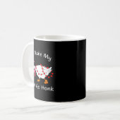 You Make My Heart Go Honk Valentine Goose Heart Si Kaffeetasse (Vorderseite Links)
