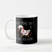 You Make My Heart Go Honk Valentine Goose Kaffeetasse (Links)