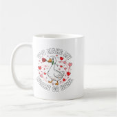 You Make My Heart Go Honk Valentine Goose Love Cou Kaffeetasse (Links)