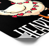 You Make My Heart Go Honk Valentine Goose Poster (Ecke)